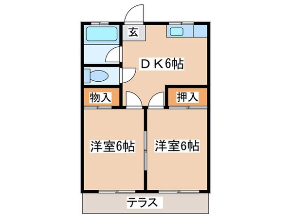 ちとせハイムの物件間取画像